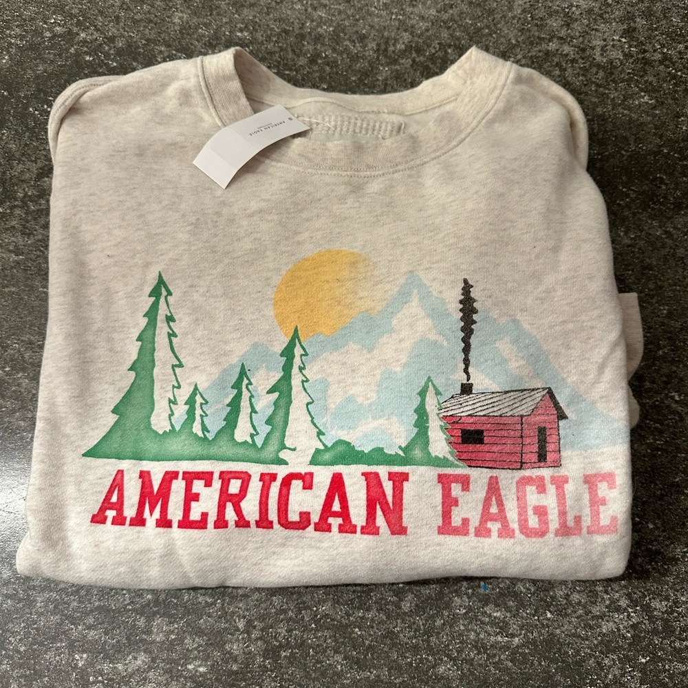 BRAND NEW American Eagle Outfitters oversized crewneck